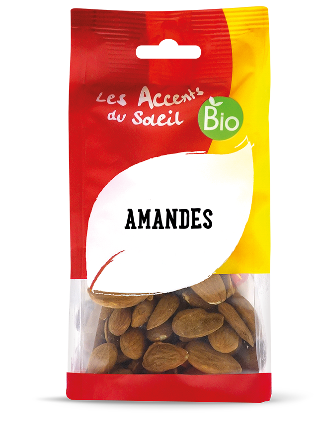 Amandes décortiquées bio 500g