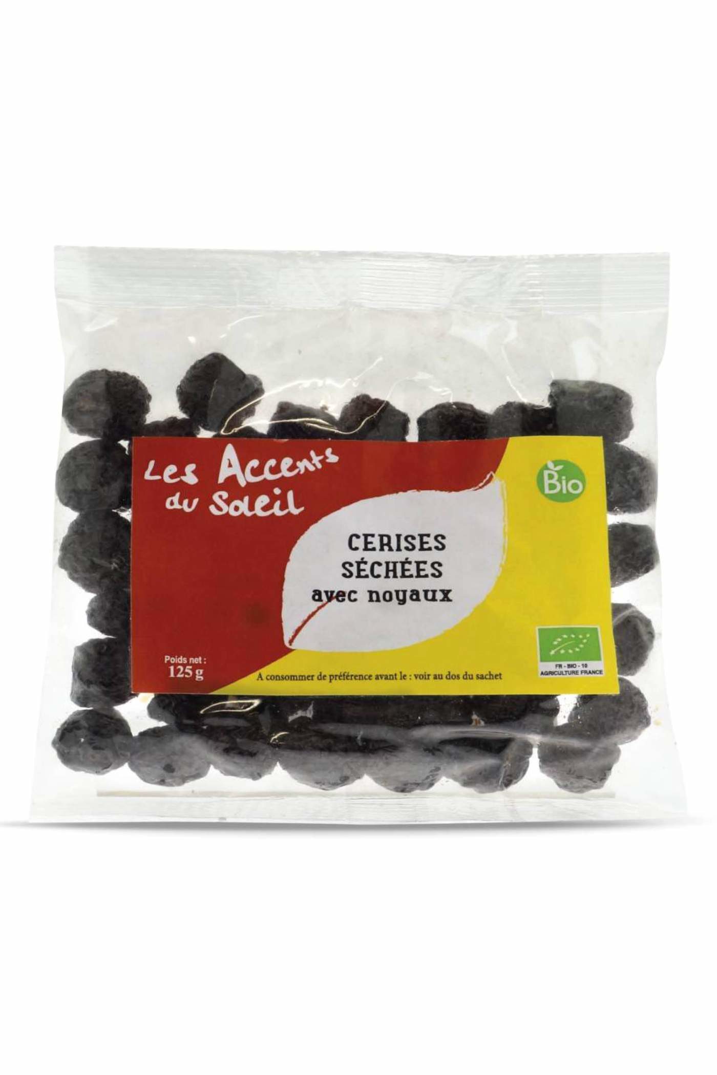 Cerises séchées avec noyaux