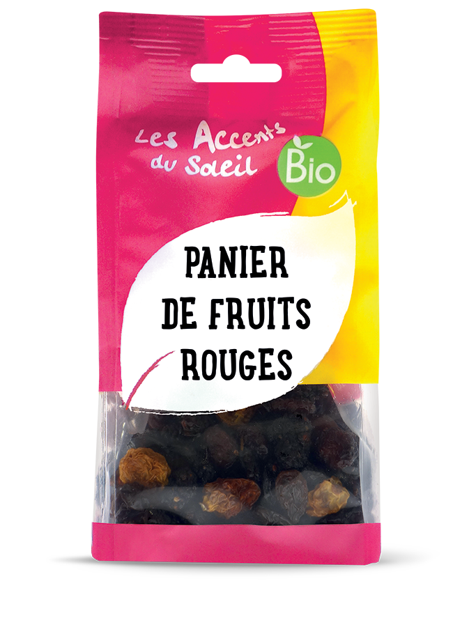 Panier de fruits rouges