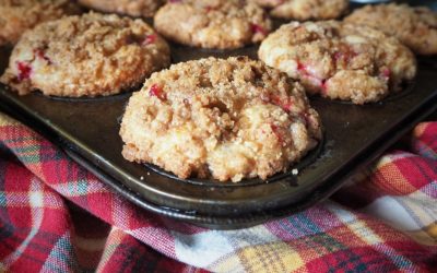 Muffins cranberries et chocolat blanc